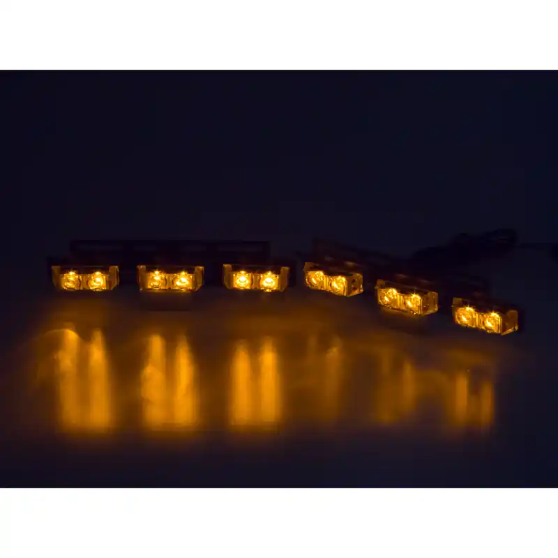 PREDATOR LED do mřížky, 12V, oranžový - Bezpečný nákup