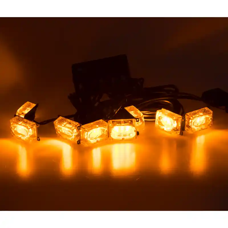 PREDATOR LED do mřížky, 12V, oranžový - Akční sleva