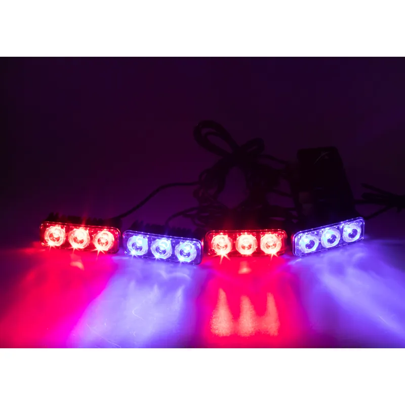 PREDATOR LED vnější bezdrátový, 12x LED 1W, 12V, modročervený - Rychlá doprava