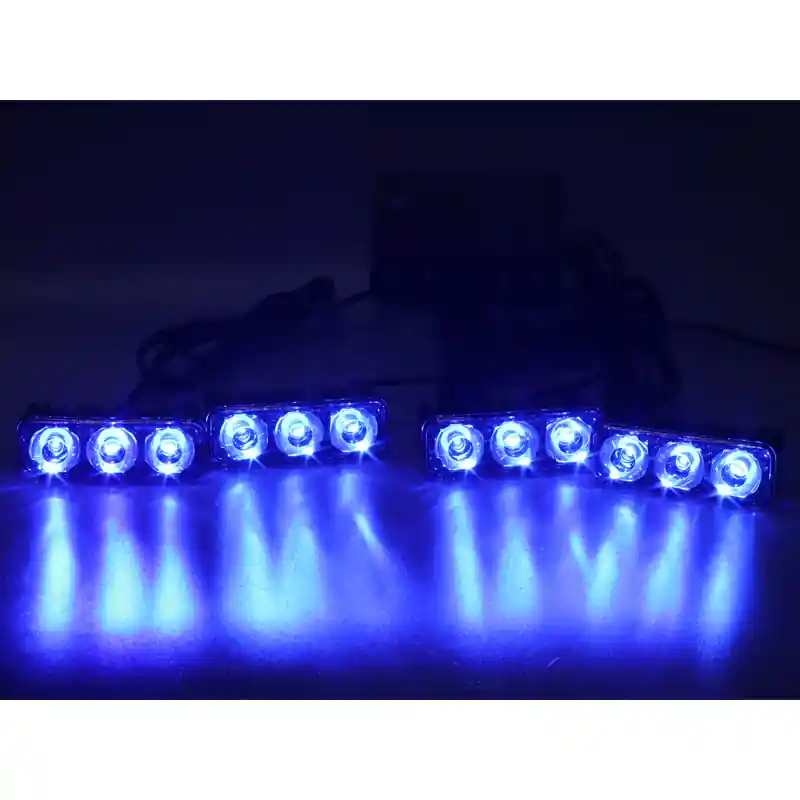 Premium - PREDATOR LED vnější bezdrátový, 12x LED 1W, 12V, modrý