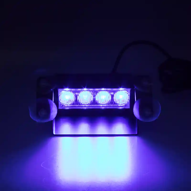 Skvělá nabídka - PREDATOR LED vnitřní, 4x3W, 12-24V, modrý, 145mm