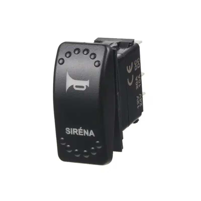 Rocker spínač SIRÉNA 12/24V | Nabídka končí brzy