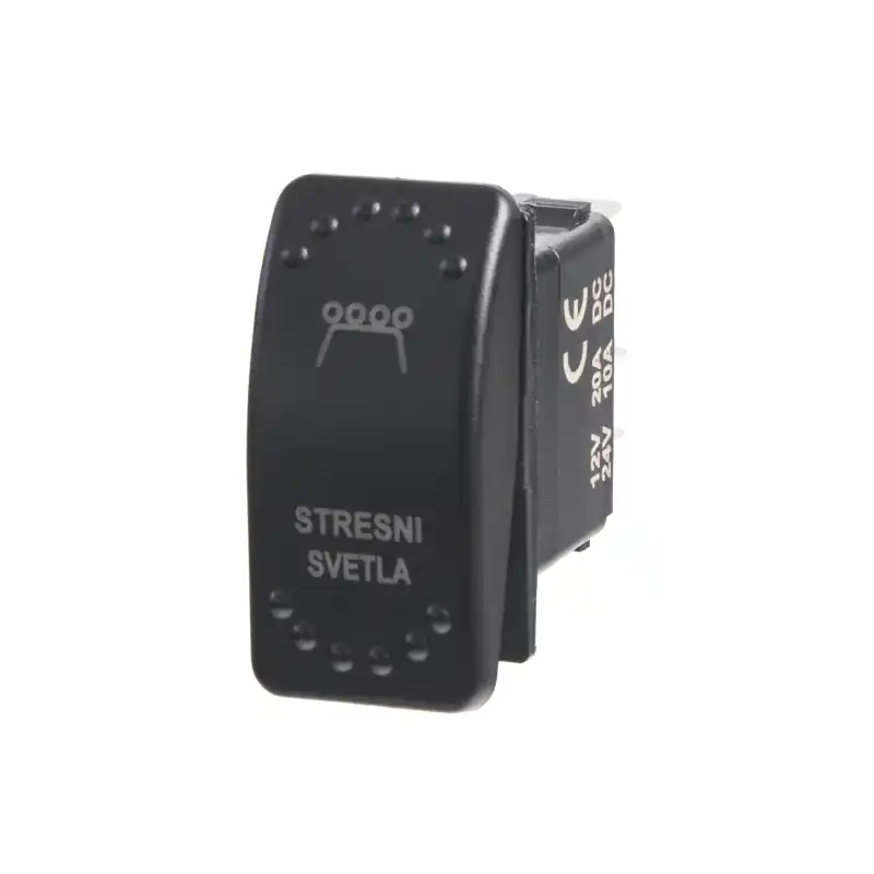 Rocker spínač STŘEŠNÍ SVĚTLA 12/24V - Extra sleva