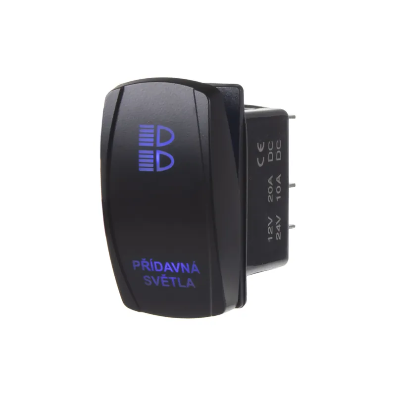 Rocker2 spínač PŘÍDAVNÁ SVĚTLA 12/24V - Velmi oblíbený produkt