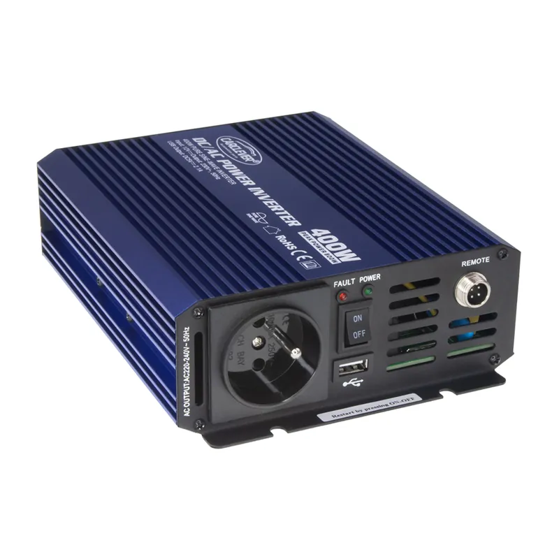 Super cena - Sinusový měnič napětí z 12/230V + USB, 400W