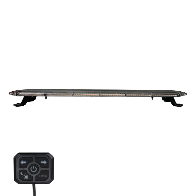 Sleva - SLIM LED rampa 1070mm, oranžová, 12-24V, 36+144LED, ECE R65