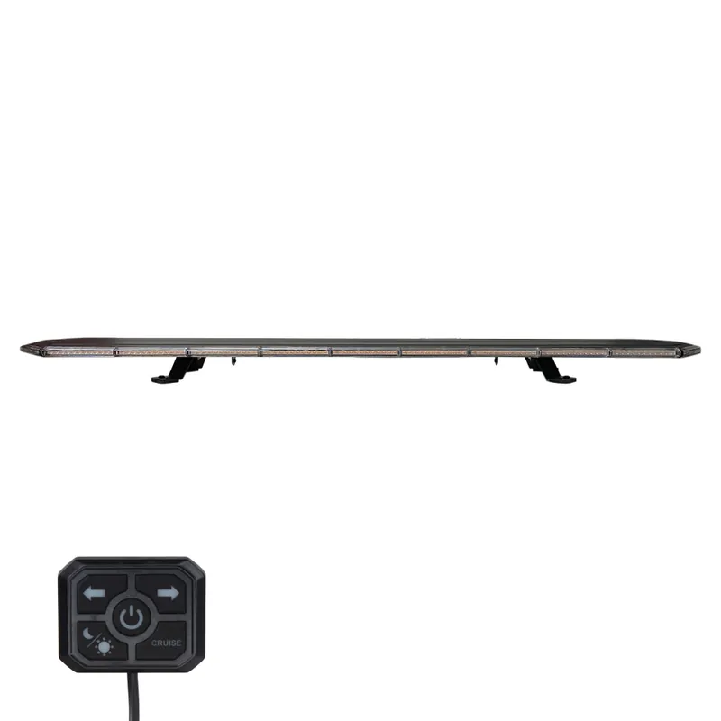 Přímo z výroby | SLIM LED rampa 1530mm, oranžová, 12-24V, 36+216LED, ECE R65