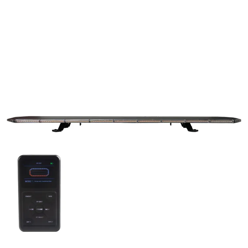 Slevy - SLIM LED rampa 1530mm, oranžová, 12-24V, 36+216LED, ECE R65, bezdrátový ovladač