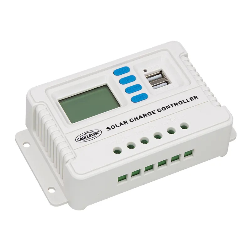 Neváhejte | Solární regulátor nabíjení 12V/24V, 20A s LCD, USB