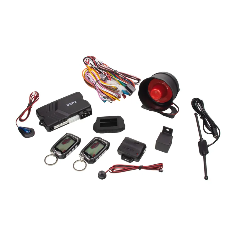 Nízká cena | SPY 2-WAY CAR autoalarm, 2 x LCD ovladač