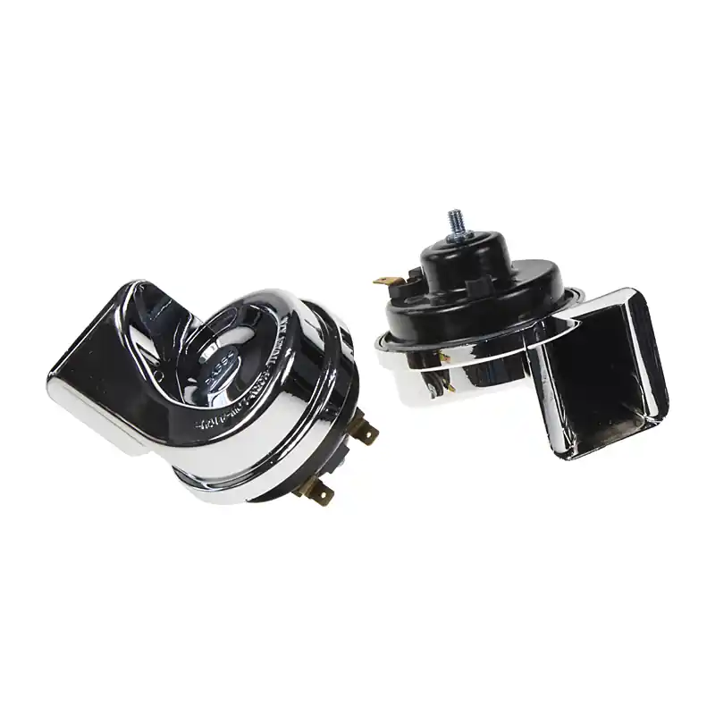 Šnekové klaksony 12V chrom - Speciální nabídka