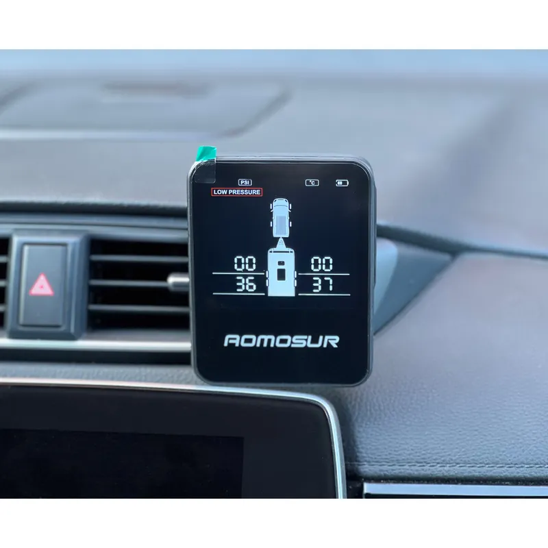 TPMS kontrola tlaku v pneumatice přívěsného vozíku / karavanu 2 externí čidla - Slevy