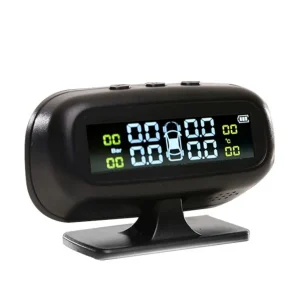 TPMS kontrola tlaku v pneumatice 4 externí čidla / solární napájení - Připraveno k expedici