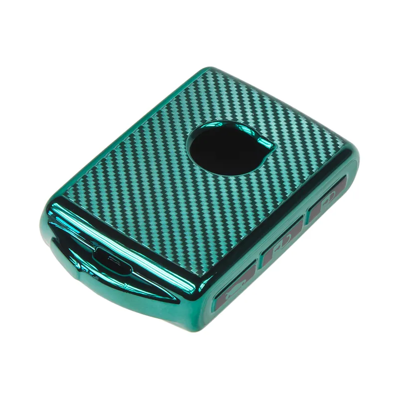 Bestseller - TPU obal pro klíč Volvo, carbon zelený