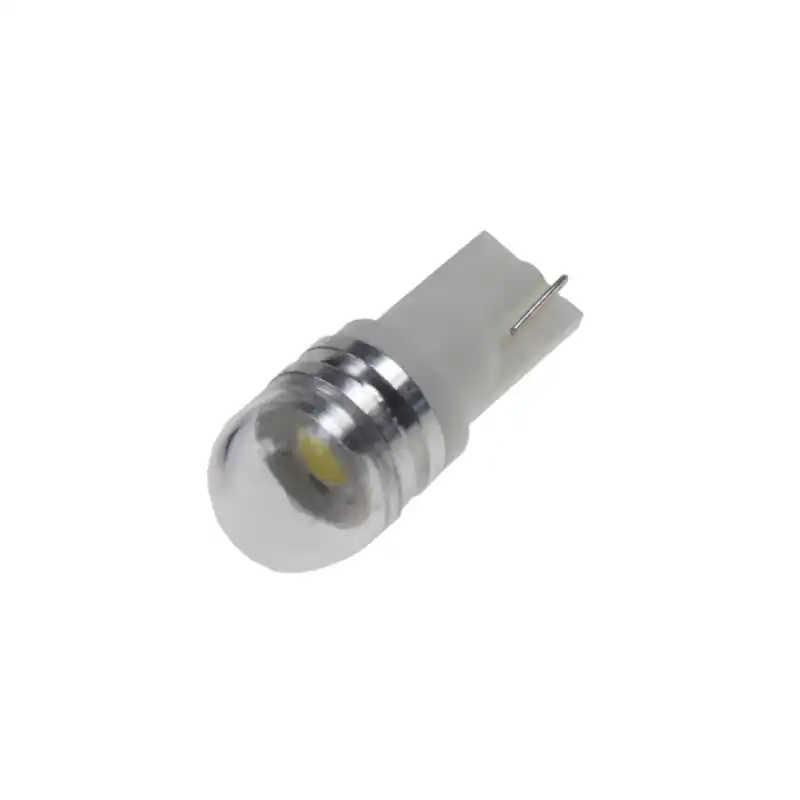 Doprodej - x LED T10 bílá, 12V, 1LED/3SMD s čočkou