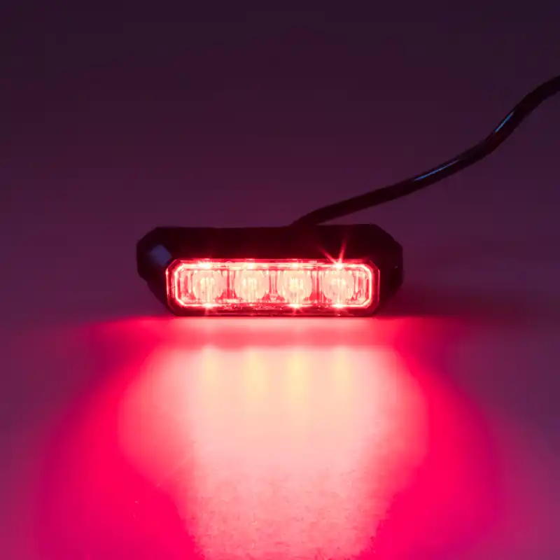 x PREDATOR 4x3W LED, 12-24V, červený, ECE R10 - Nízká cena