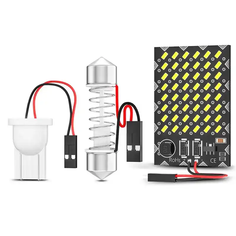 2x LED panel 43x29mm 10-24V, 48LED/3014SMD | Top produkt