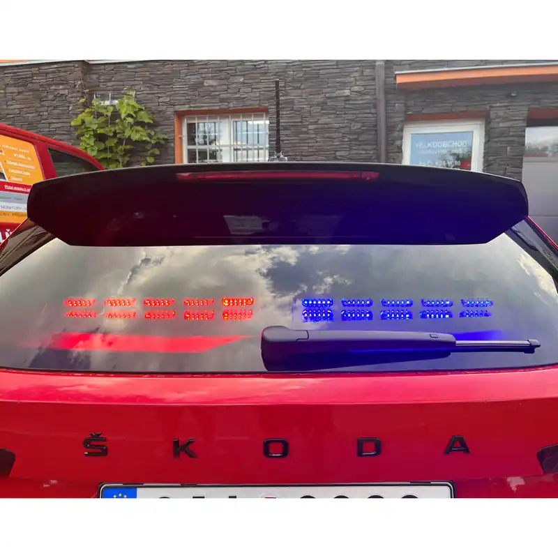 Akce končí brzy - 2x PREDATOR LED vnitřní, 60x LED 3W, 12V, modro-červený