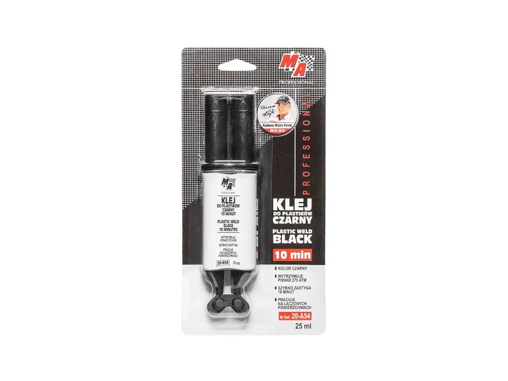Outlet - MOJE AUTO Lepidlo na plasty - černé 10min 20-A54 25 ml