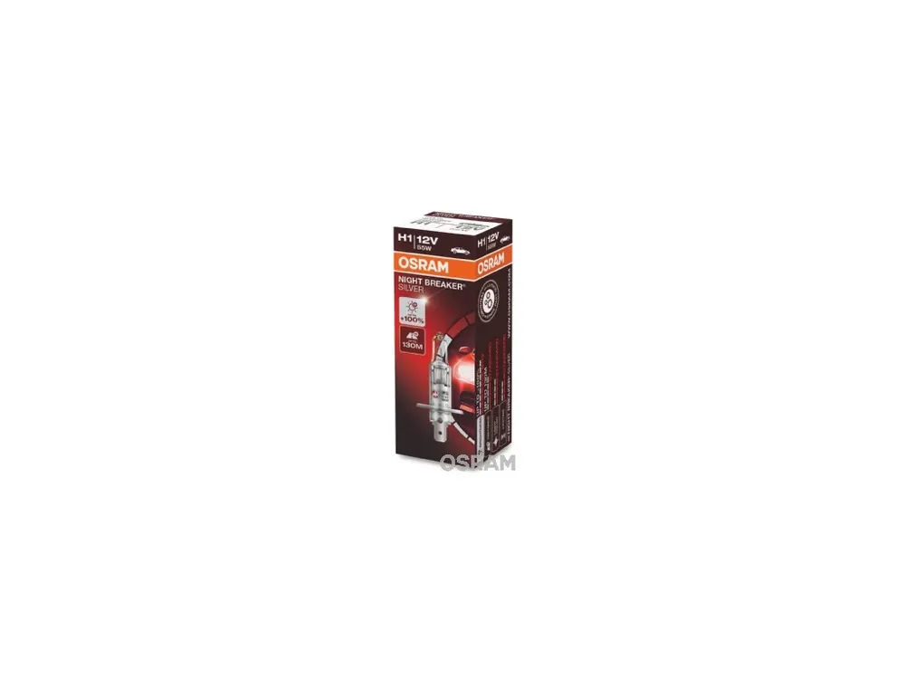 ŽÁROVKA OSRAM Night Breaker Silver 64150NBS H1 P14,5s 12V 55W - Vysoká kvalita