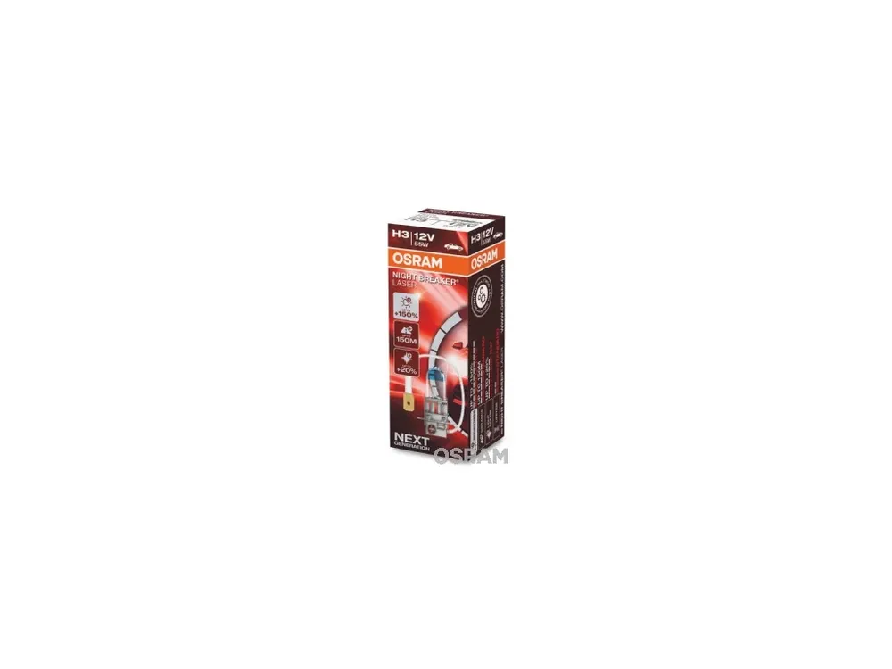 Extra sleva - ŽÁROVKA OSRAM Night Breaker Laser 64151NL H3 Pk22s 12V 55W