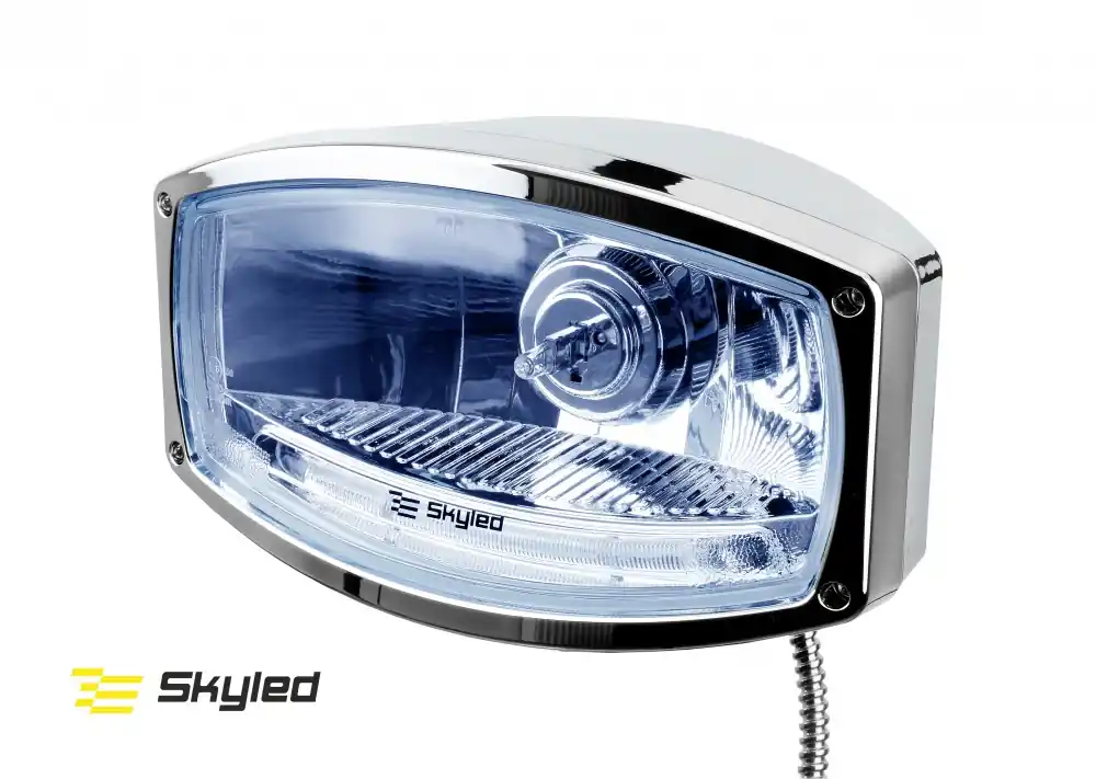 Přídavný světlomet Skyled Jumbo Elipse - modrý - Sleva