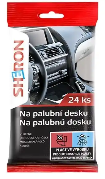 Právě v prodeji - Čistící ubrousky na palubní desku 24 ks - SHERON