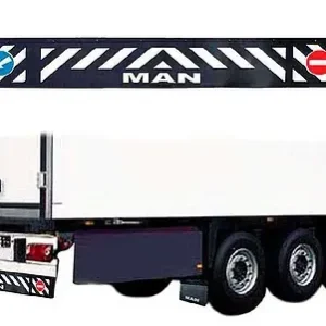 zástěrka MAN - 240x35cm - černá s bílým txt. embosovaná | Objednat online