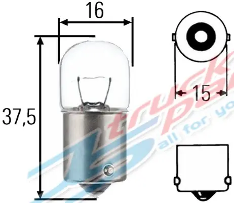 Žárovka HELLA R10W 24V 10W BA15s - Bezpečná platba
