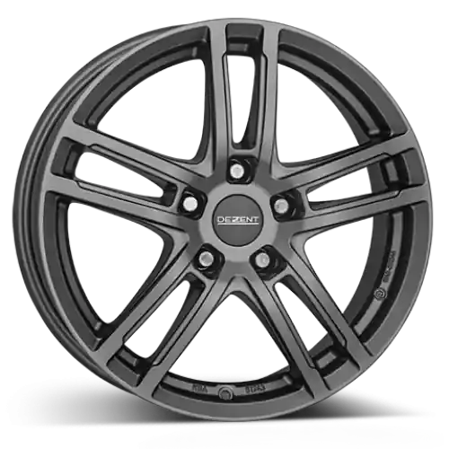 DEZENT TZ graphite 8x19, 5x114,3, ET 40, 71,6 Dobré pneu - Sleva navíc