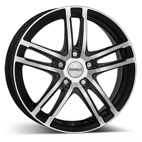 DEZENT TZ dark 7.5x18, 5x100, ET 38, 60,1 Dobré pneu | Rychlá expedice