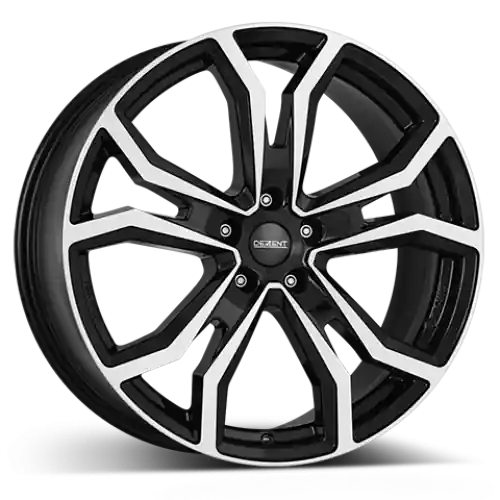 DEZENT TV dark 7x17, 5x108, ET 46, 65,1 Dobré pneu - Omezené zásoby
