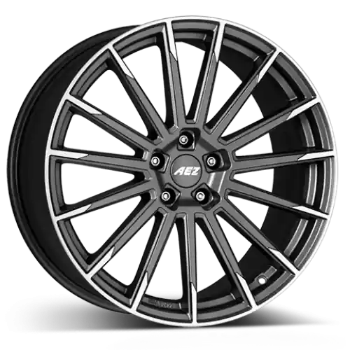 AEZ Atlanta titan 7.5x17, 5x112, ET 40, 70,1 Dobré pneu - Rychlé odeslání