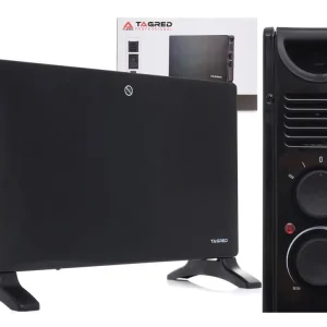 Skvělé hodnocení - Elektrický konvektorový ohřívač 2000 W, černý TA940B