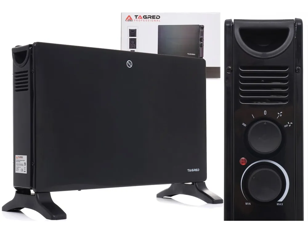 Skvělé hodnocení - Elektrický konvektorový ohřívač 2000 W, černý TA940B