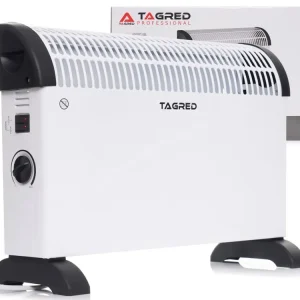 Elektrický konvektorový ohřívač s termostatem, výkon 2000 W, bílá barva TA900 - Vrácení zdarma