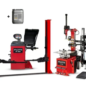 Zvýhodněný set pro pneuservis - zvedák, zouvačka, vyvažovačka + 10l hydraulický olej - Sleva navíc