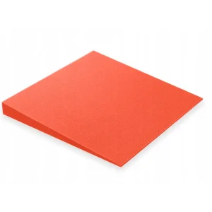 Akustický panel 3D zkosený 50x50cm, tloušťka 5cm, červený | Velmi oblíbený produkt