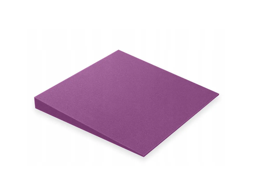 Omezené množství | Akustický panel 3D zkosený 50x50cm, tloušťka 5cm, fialový
