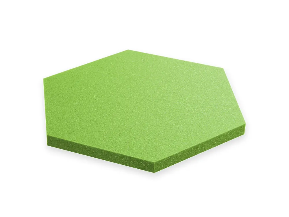 Outlet | Akustický panel Hexagon 50x50cm, tloušťka 3cm, světle zelený