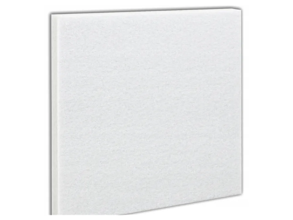 Právě uvedeno na trh - Akustický panel polyester 50x50cm, tloušťka 4cm, bílý
