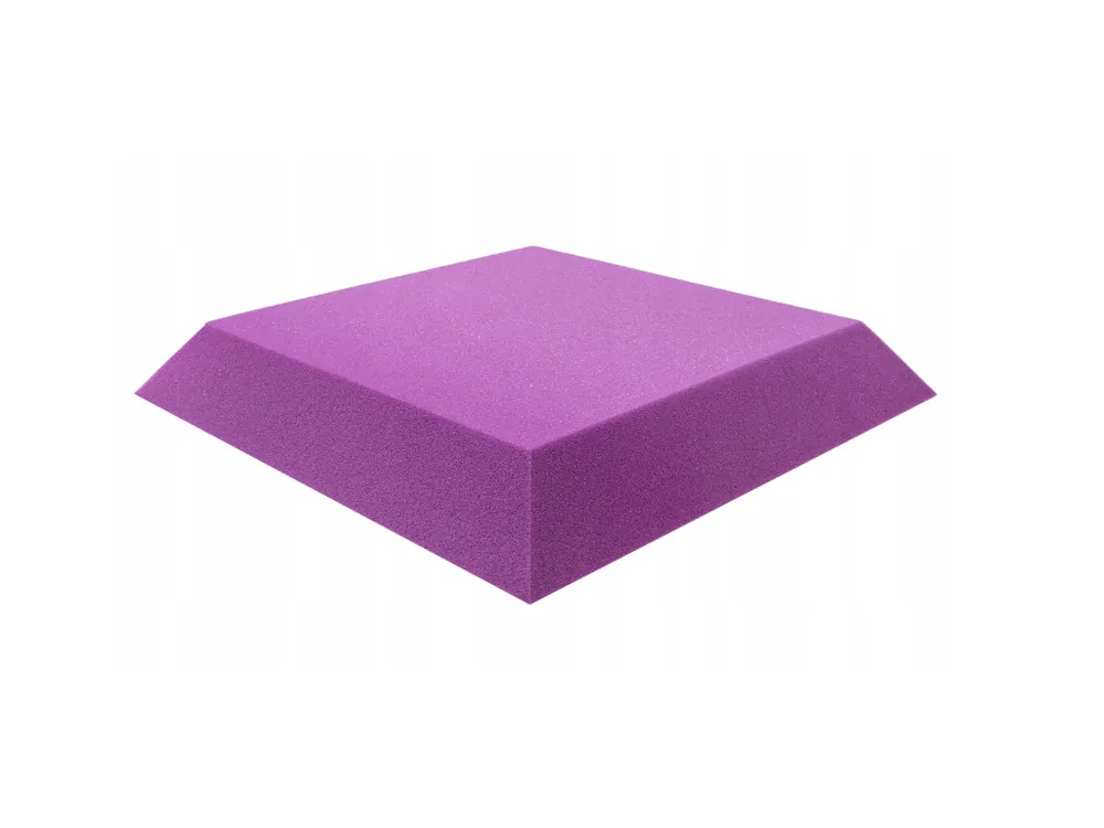 Akustický panel trapéz 50x50cm, tloušťka 5cm, fialový | Objednat nyní