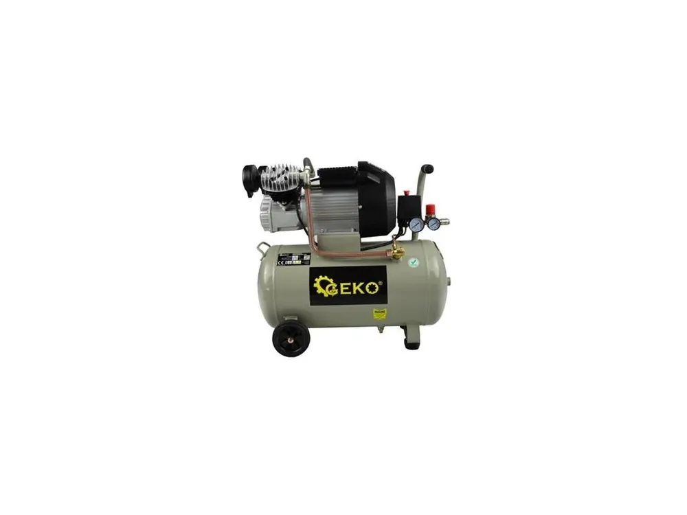 Doprodej | Olejový kompresor 50L, 2,2kW, dvoupístový, Geko G80305