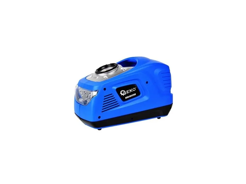 Objednejte dnes - Mini kompresor do auta se svítidlem 12V/230V, Geko G01260