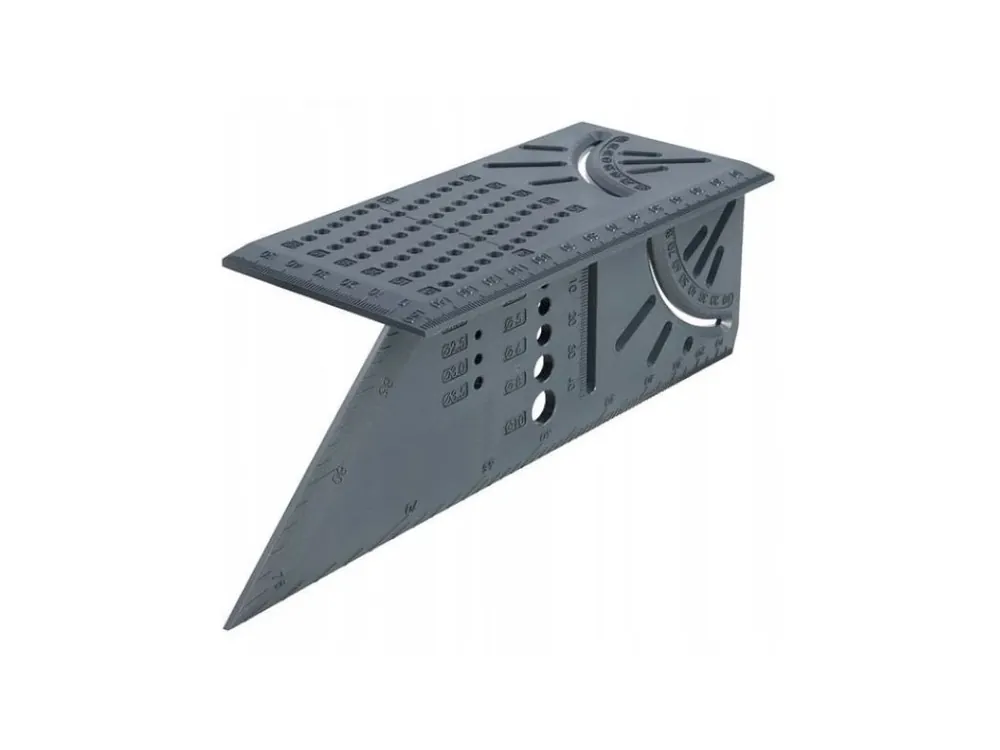 Truhlářský úhelník 3D 0-90°, Kraft&Dele KD10384 - Cenový hit