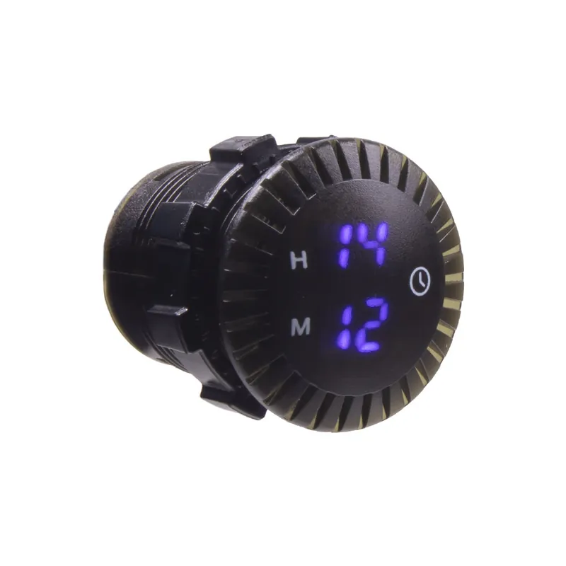 Outlet | Digitální LED hodiny 12-24V, modré 34671