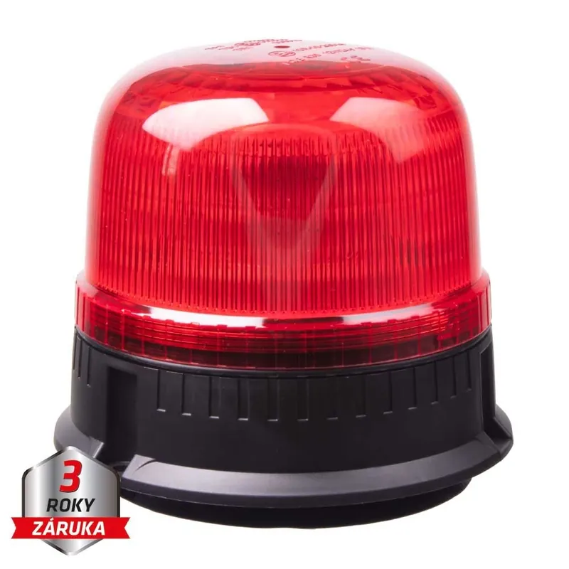 LED maják, 12-24V, 24xLED červený, magnet, ECE R65 wl825red | Extra sleva
