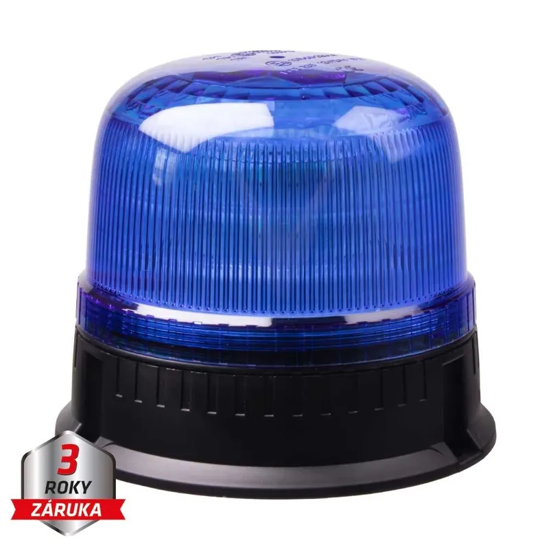 LED maják, 12-24V, 24xLED modrý, pevná montáž, ECE R65 wl825fixblue - Novinka v sortimentu