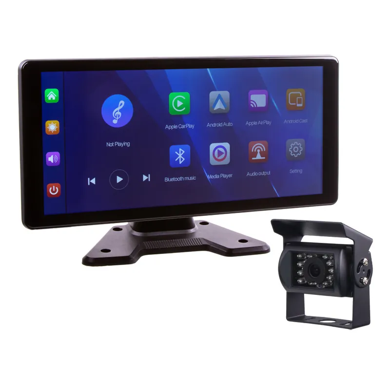 Nízká cena - Set monitor 10,36" 1x 4PIN s Apple CarPlay, Android auto, Bluetooth, + kamera + 15m kabel ds-136caset