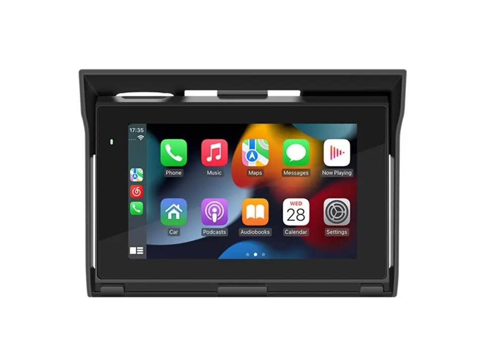 Monitor 5" na motocykl s Apple CarPlay, Android auto, Bluetooth, mini USB, micro SD ds-502cam | Neváhejte